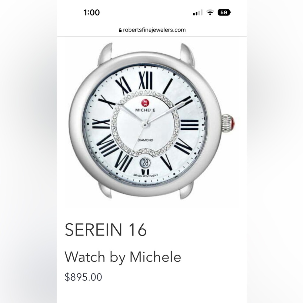 Michele Watch Ser16 S WD (2017) Chrome - Picture 8 of 8